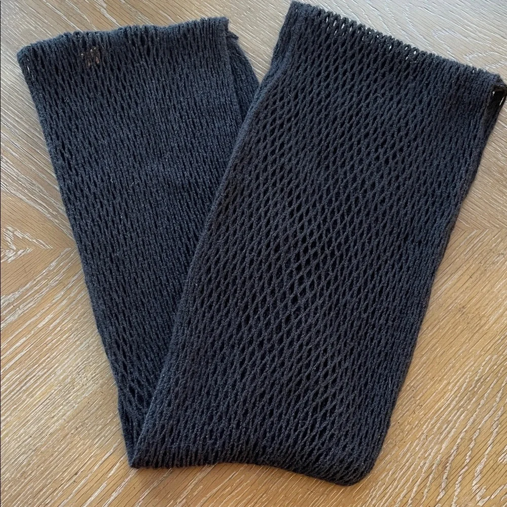 Black Knit Infinity Scarf